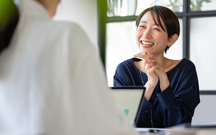 お客様と一緒に課題解決を目指しますのイメージ図